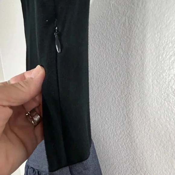 Express Mini Baby doll Y2K 90’s Style Dress Womens Size 4 Chambray Skirt - Picture 6 of 11